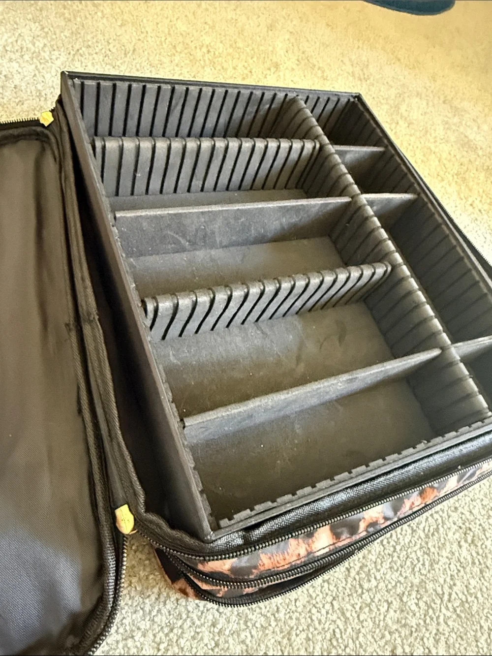 Joy Mangano Leopard Print Jewelry Organizer Storage Case